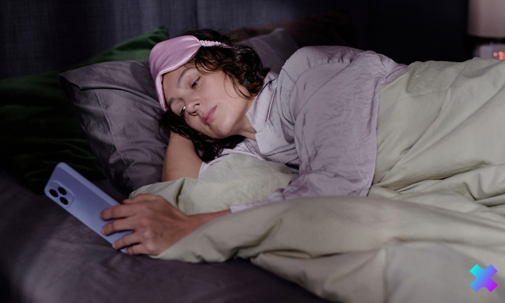 światło niebieskie przed snem